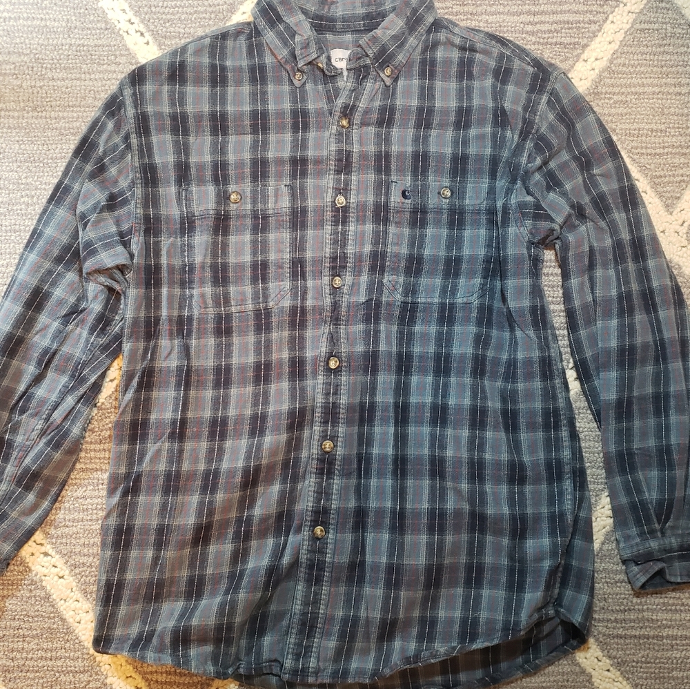 Vintage CARHARTT Flannel Mens Large